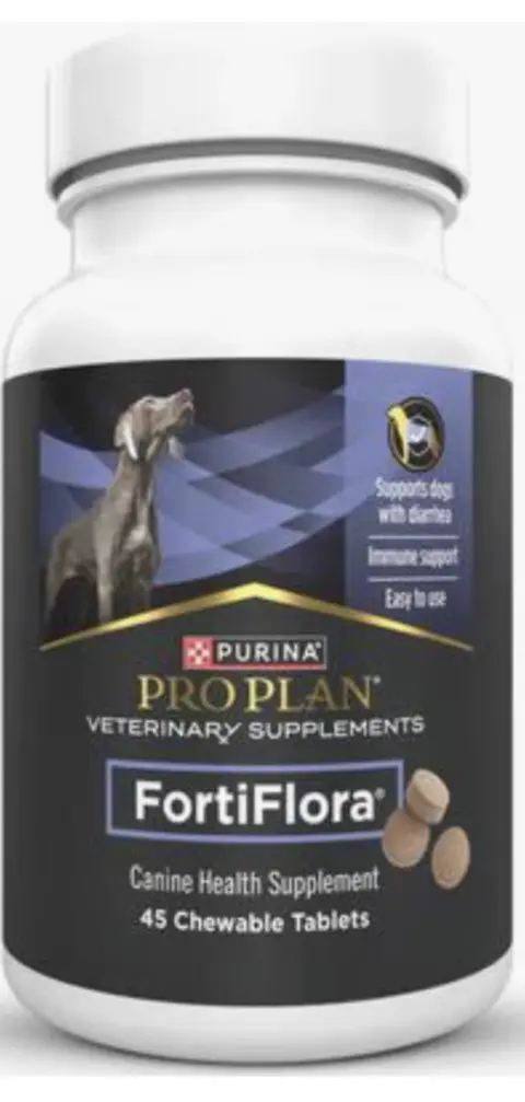 Purina's FortiFlora supplement also a great option