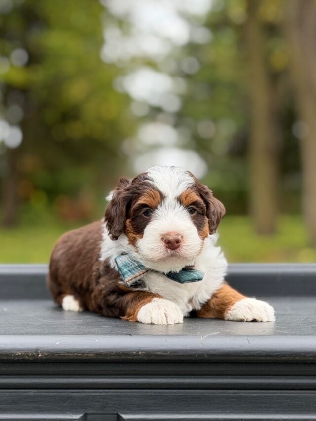 bernedoodle puppy